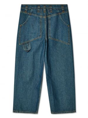Jeans large Eckhaus Latta bleu