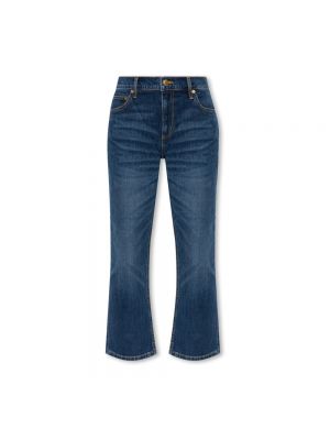 Niebieskie proste jeansy Tory Burch