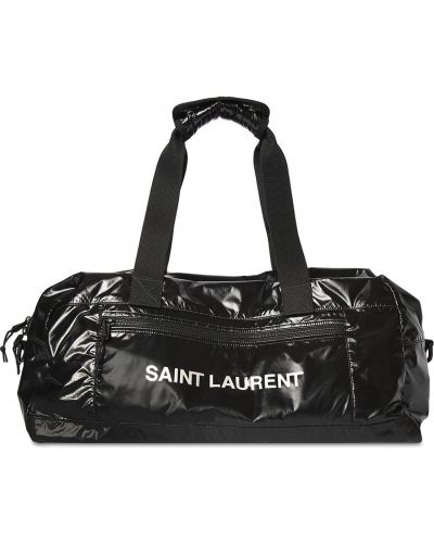 Borsa da viaggio di nylon Saint Laurent nero