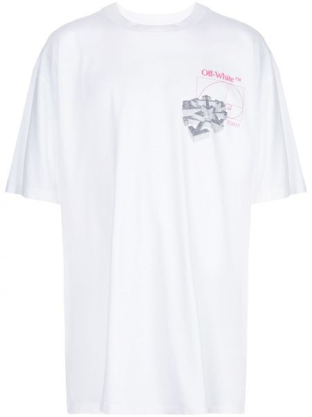 T-shirt à imprimé oversize Off-white blanc