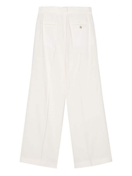 Pantalon droit Lanvin blanc