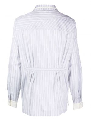 Asymetrická bavlněná košile Kiko Kostadinov šedá
