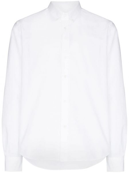 Camisa con bordado con botones Kenzo blanco