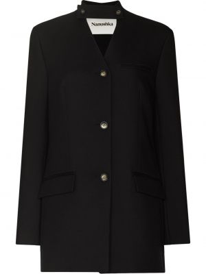 Lang blazer Nanushka svart