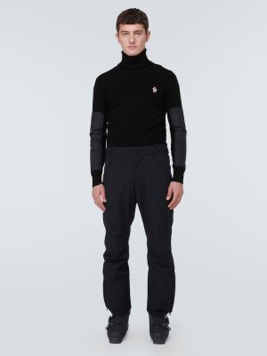 Džemperis ar augstu apkakli Moncler Grenoble melns