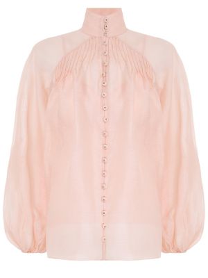 Розовая блузка Zimmermann