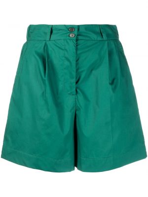 Plisserede shorts Woolrich grøn