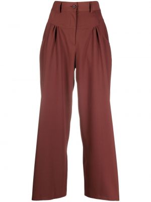Pantalones de cintura alta See By Chloé marrón