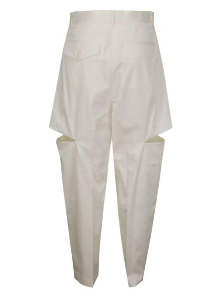 Spodnie Noir Kei Ninomiya białe