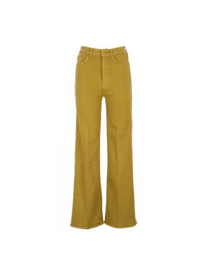 Jeans large Mother jaune
