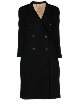 Gyapjú kabát Uma Wang fekete
