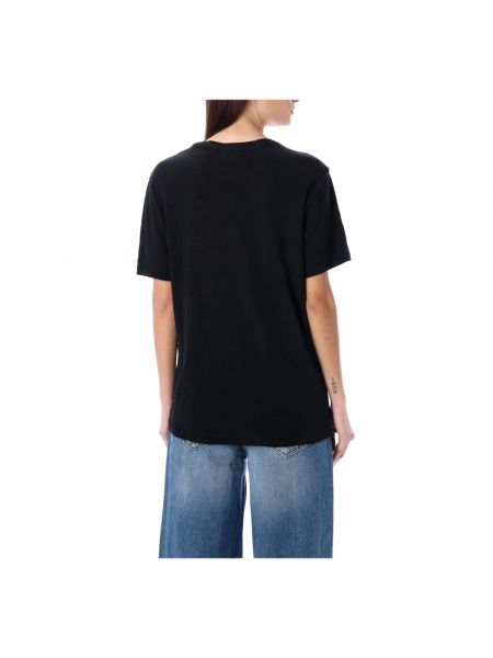 Camiseta de algodón Isabel Marant étoile negro