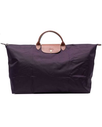 Bolso shopper Longchamp violeta
