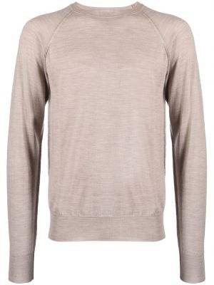 Pull en tricot avec manches longues There Was One beige