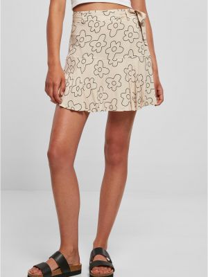 Mini suknja od viskoze s cvjetnim printom Uc Curvy