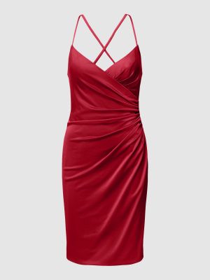 Sukienka koktajlowa Luxuar czerwona