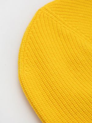Dzianinowa czapka United Colors Of Benetton żółta