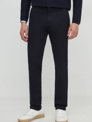 Spodnie dopasowane Sisley czarne