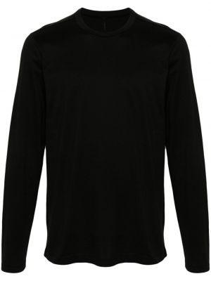 Βαμβακερή μπλούζα από ζέρσεϋ Transit μαύρο