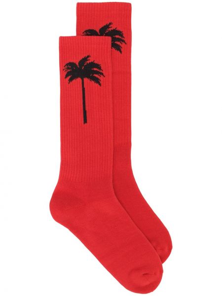 Calcetines Palm Angels rojo