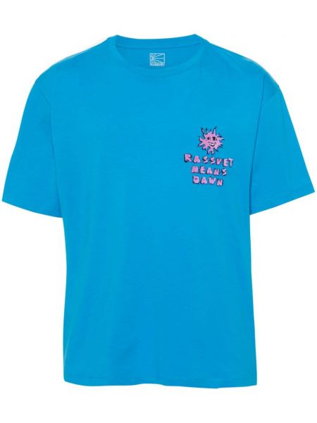 T-shirt di cotone con stampa Rassvet