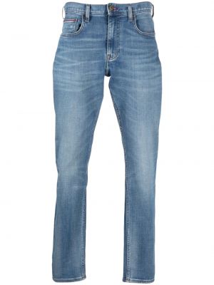Straight fit džíny Tommy Hilfiger modré
