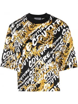 T-shirt Versace Jeans Couture svart