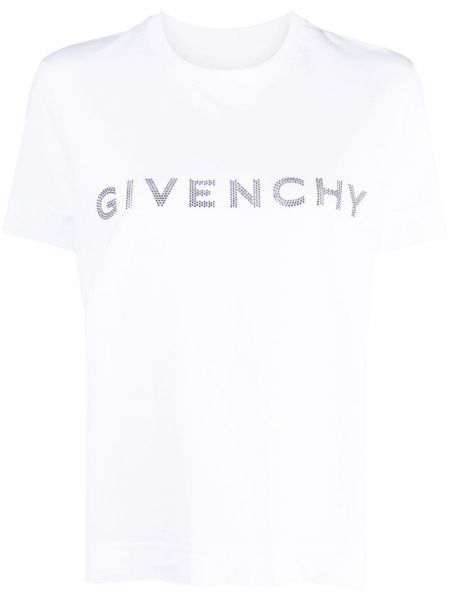 Koszulka bawełniana Givenchy biała