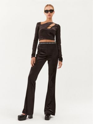 Slim fit halenka Versace Jeans Couture černá