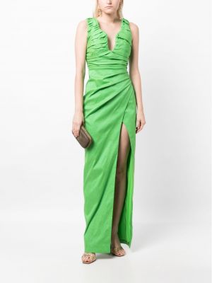 Koktejlové šaty bez rukávů Rachel Gilbert zelené