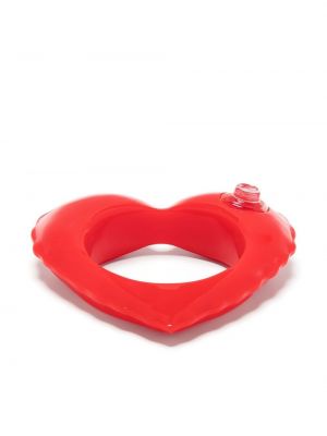 Szív mintás karkötő Moschino piros