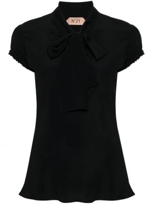 Блуза от креп N°21 черно