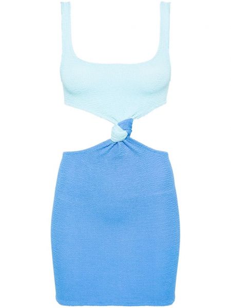 Mini šaty Mc2 Saint Barth modré