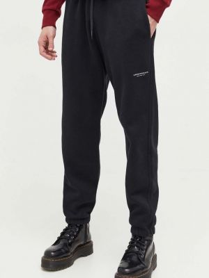 Sportovní kalhoty Abercrombie & Fitch černé