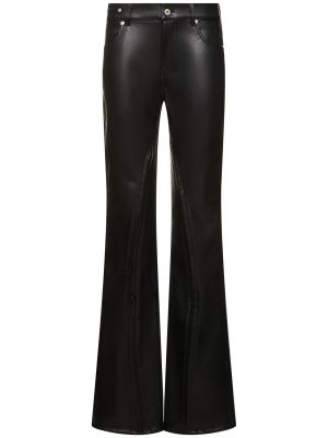 Pantalones de cuero de cuero sintético Y/project negro