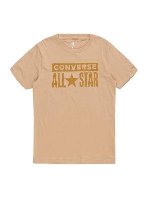 CONVERSE Tricou 'ALL STAR'   /  cappuccino - Maro