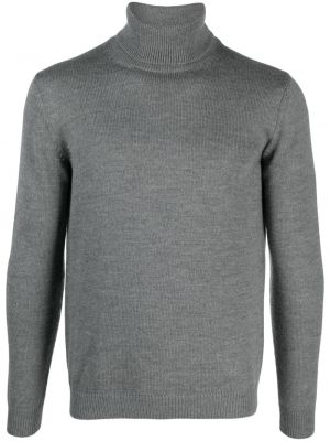 Вълнен пуловер Roberto Collina сиво