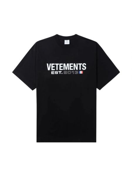 T-shirt Vetements schwarz