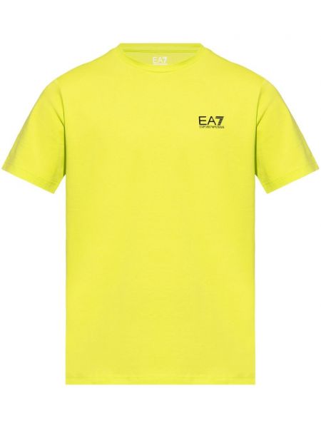T-shirt à imprimé col rond Ea7 Emporio Armani