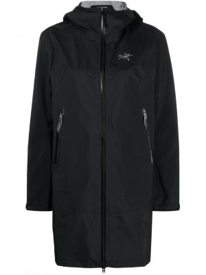 Mantel mit kapuze Arc'teryx schwarz
