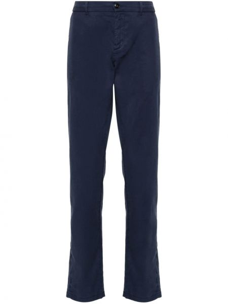 Slim fit chinos Canali modré