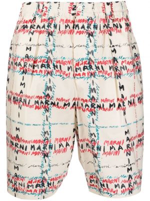 Trykt bermudashorts Marni