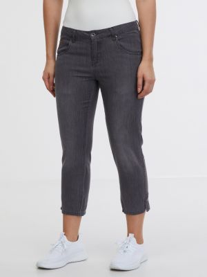 Priliehavé džínsy s rovným strihom Sam 73 sivá