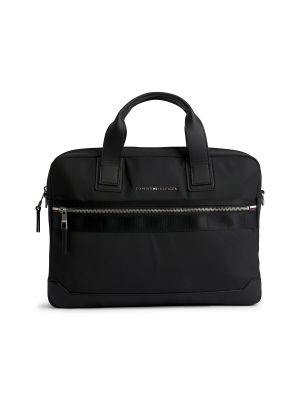 Найлонови чанта за лаптоп Tommy Hilfiger черно
