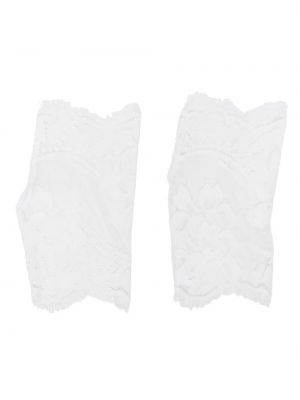 Γάντια με δαντέλα Atu Body Couture λευκό