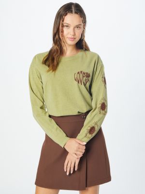 Marškinėliai ilgomis rankovėmis Bdg Urban Outfitters žalia