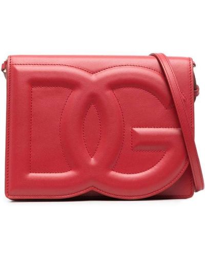 Τσάντα χιαστί Dolce & Gabbana κόκκινο
