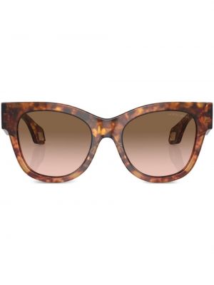 Slnečné okuliare s prechodom farieb Giorgio Armani hnedá