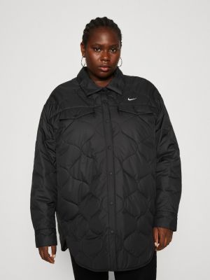 Стеганая куртка Nike черная