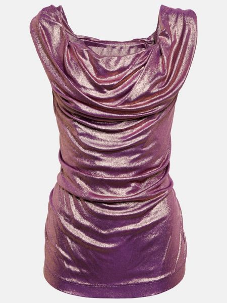 Džerzej top Vivienne Westwood fialová
